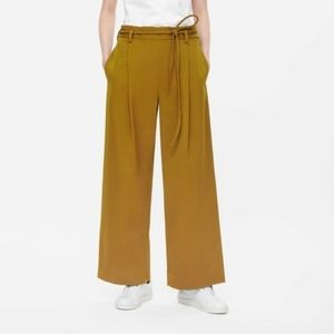 Cos BELTED COTTON TROUSERS size 4 in EUC